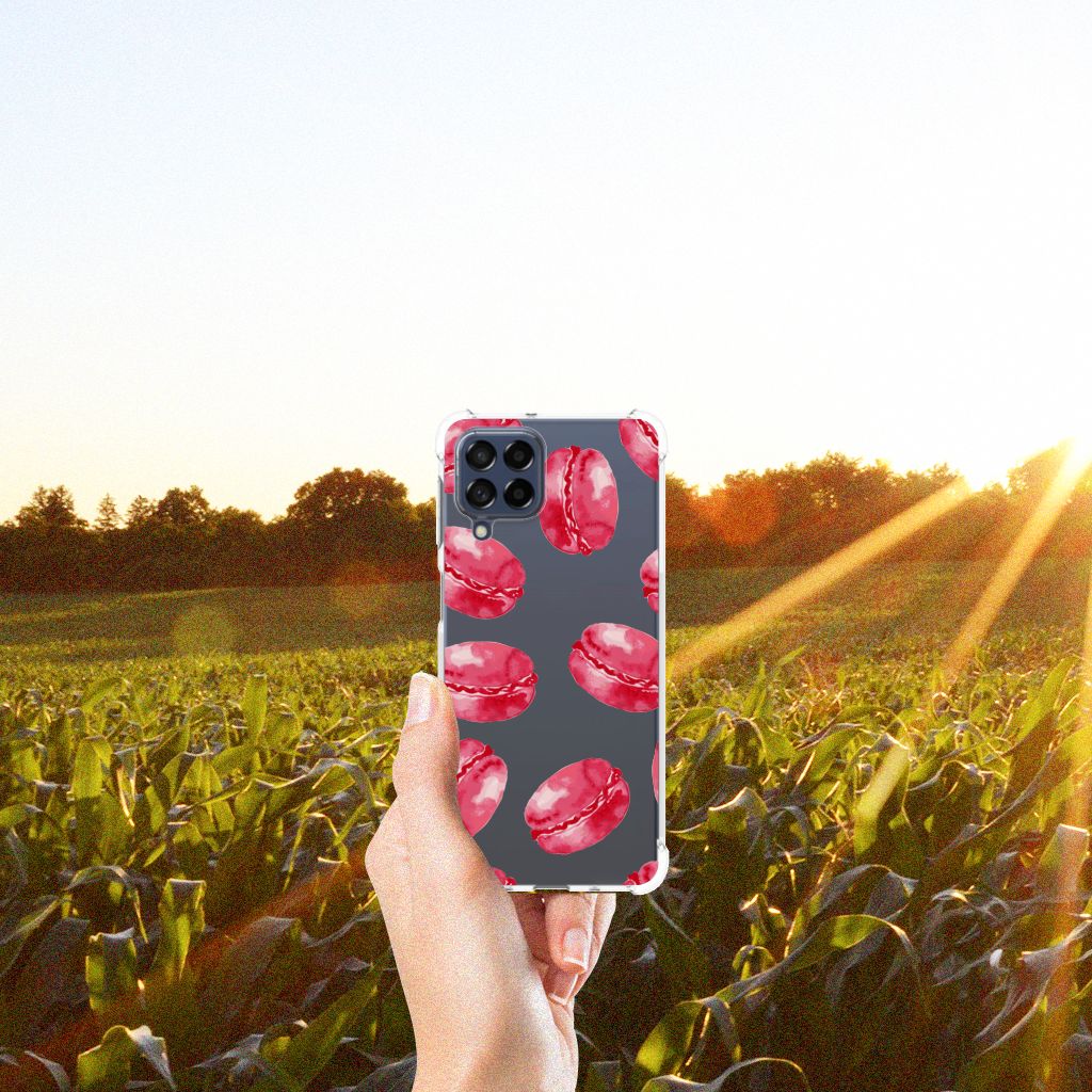 Samsung Galaxy M53 Beschermhoes Pink Macarons B2C Telecom