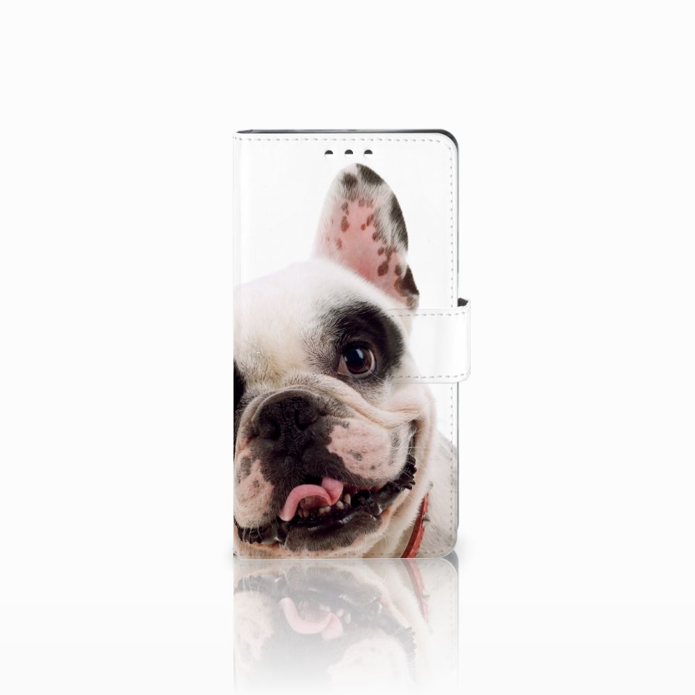 Sony Xperia XZ1 Telefoonhoesje met Pasjes Franse Bulldog