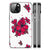 Apple iPhone 13/14 Bloemen Hoesje Blossom Red