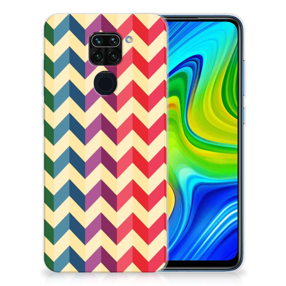 Xiaomi Redmi Note9 TPU bumper Zigzag Multi Color B2C Telecom