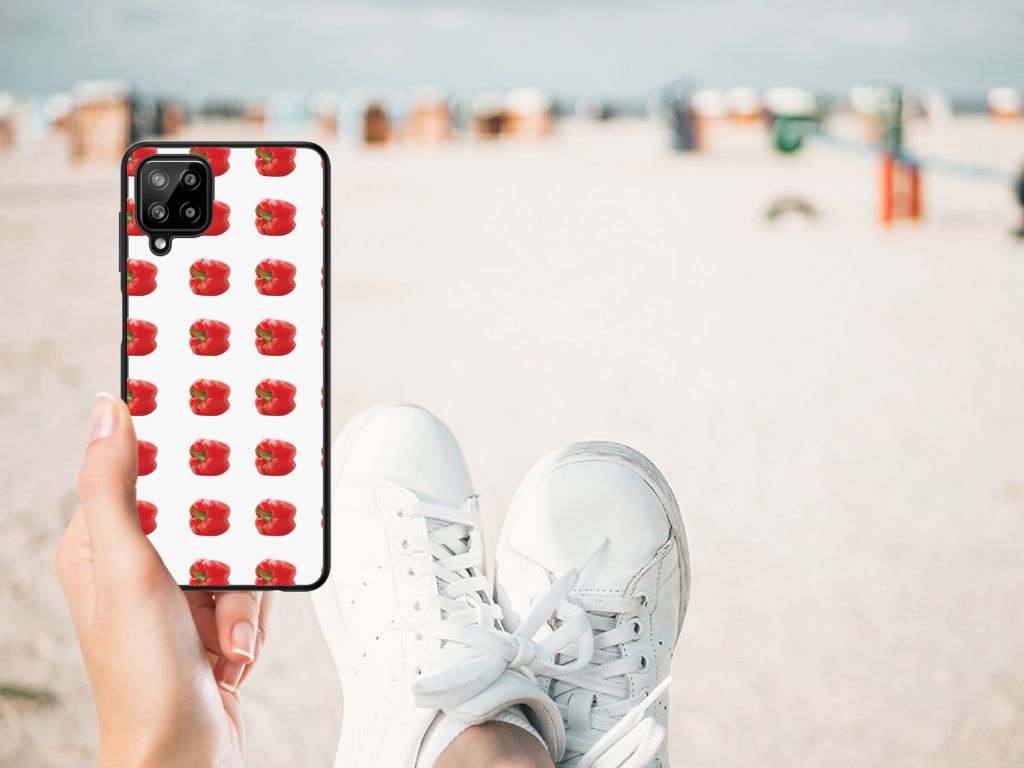 Samsung Galaxy A12 Back Cover Hoesje Paprika Red B2C Telecom