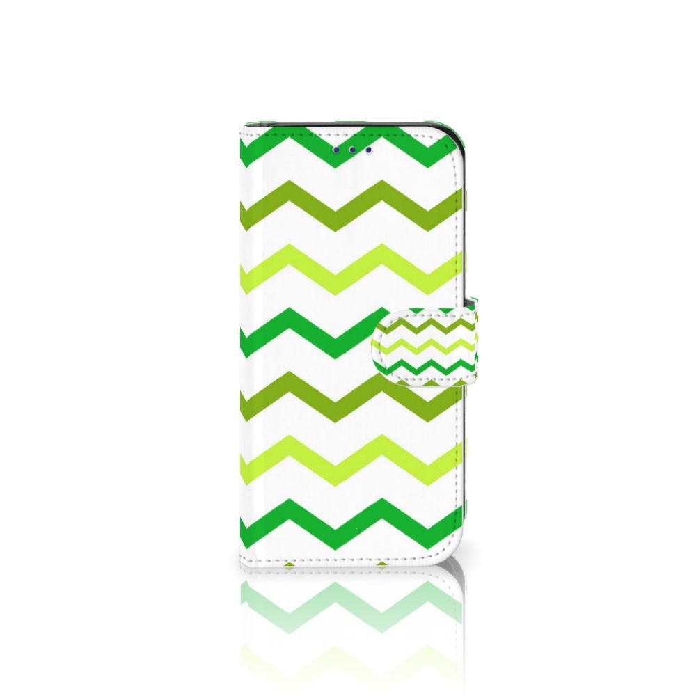 Samsung Galaxy S10e Telefoon Hoesje Zigzag Groen