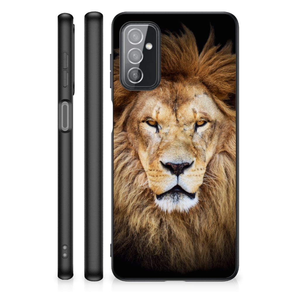 Samsung Galaxy M52 Dierenprint Telefoonhoesje Leeuw B2C Telecom