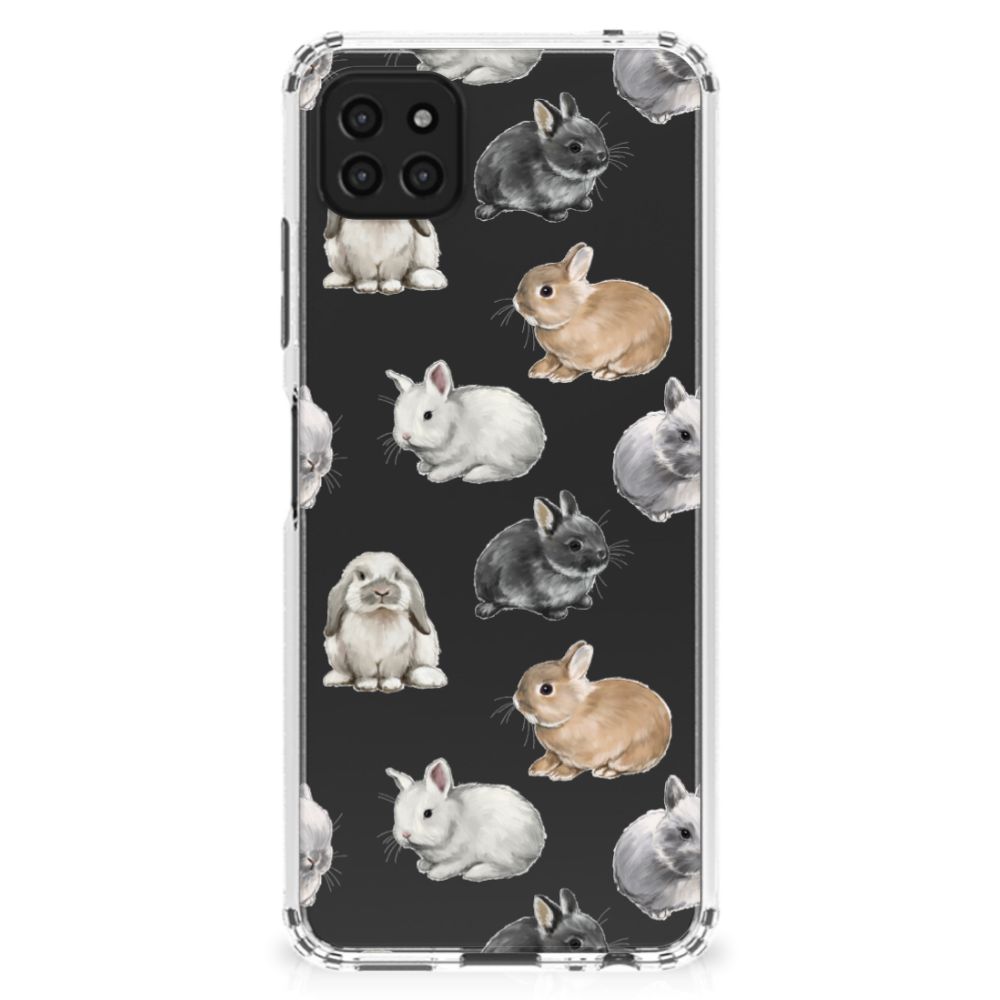 Case Anti-shock voor Samsung Galaxy A22 5G Konijntjes B2C Telecom