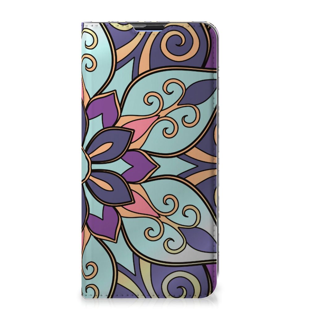 Xiaomi Redmi K20 Pro Smart Cover Purple Flower