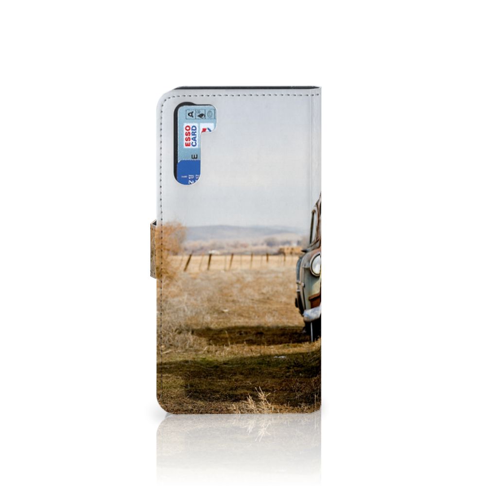 OPPO A91 | Reno3 Telefoonhoesje met foto Vintage Auto
