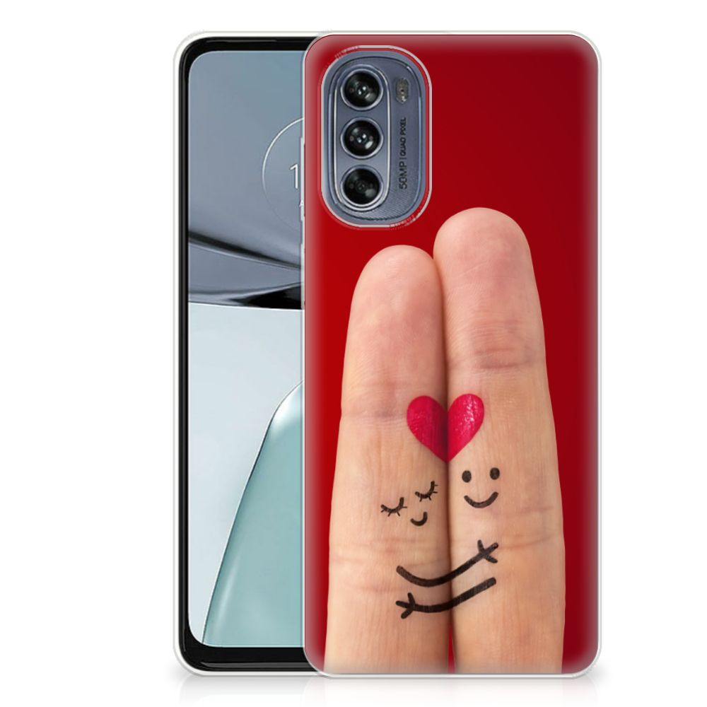 Motorola Moto G62 5G Silicone Back Cover Liefde - Origineel Romantisch Cadeau B2C Telecom