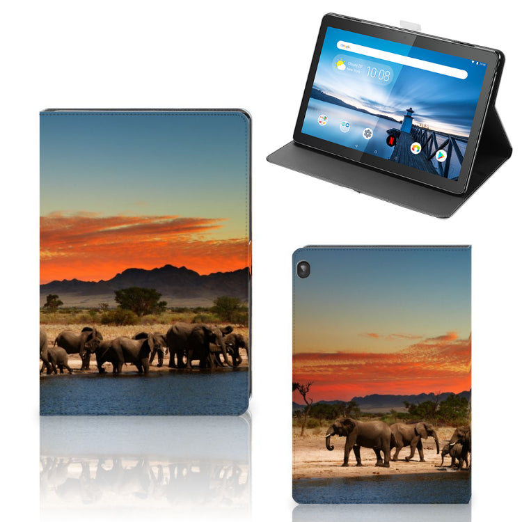 Lenovo Tablet M10 Flip Case Olifanten