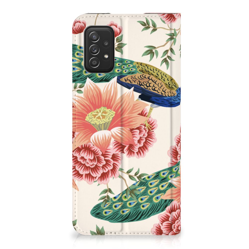 Hoesje maken voor Samsung Galaxy A03s Pink Peacock - B2C Telecom