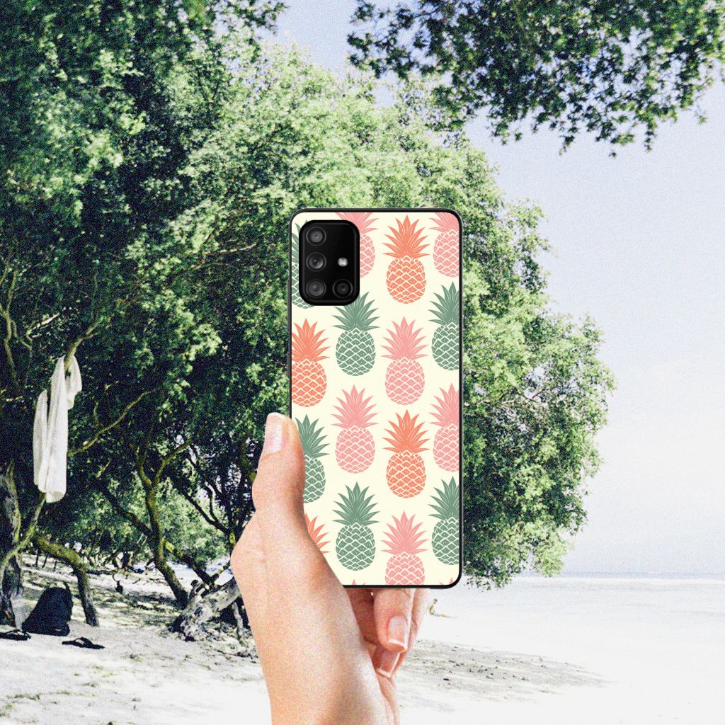 Samsung Galaxy A71 Back Cover Hoesje Ananas B2C Telecom