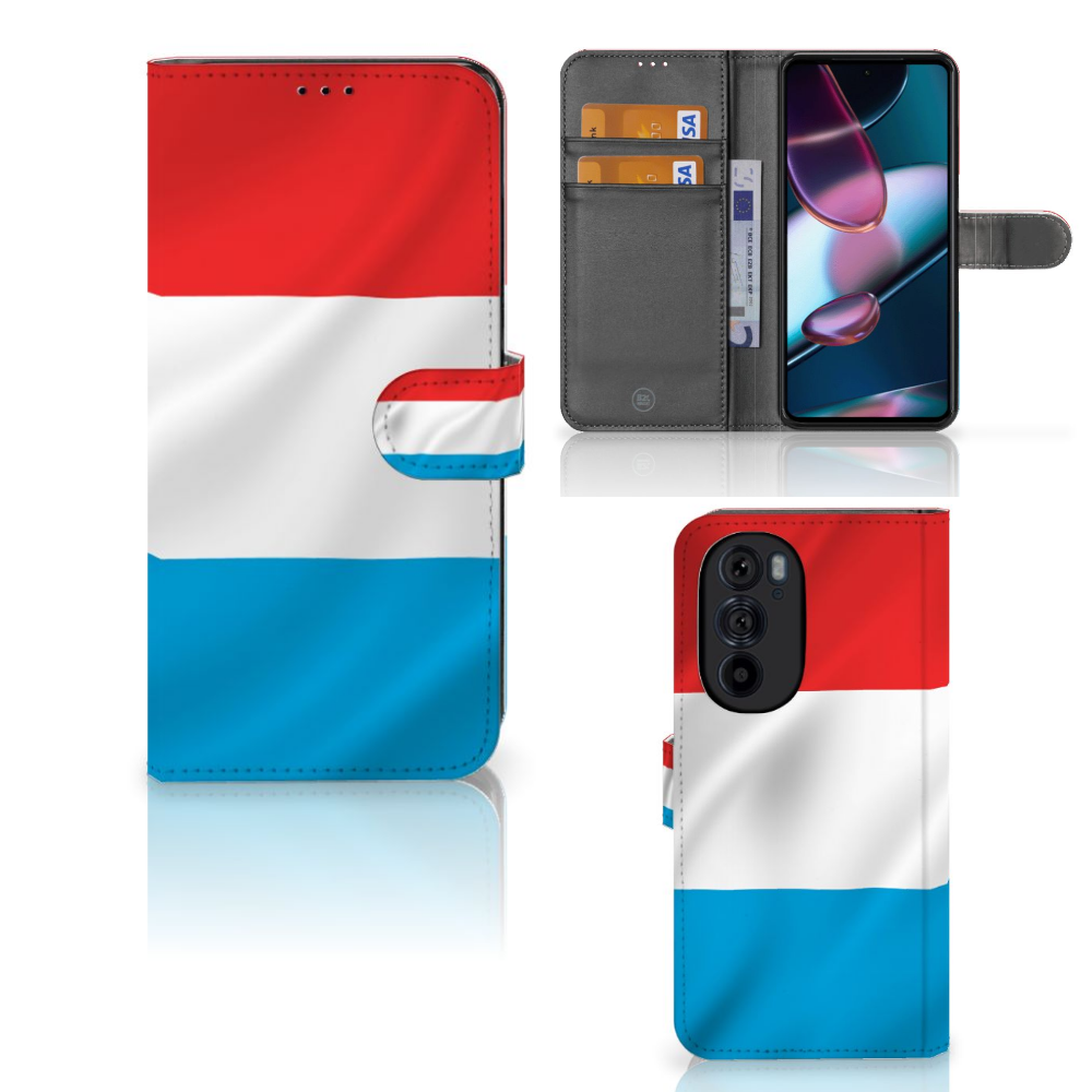Motorola Edge 30 Pro Bookstyle Case Luxemburg