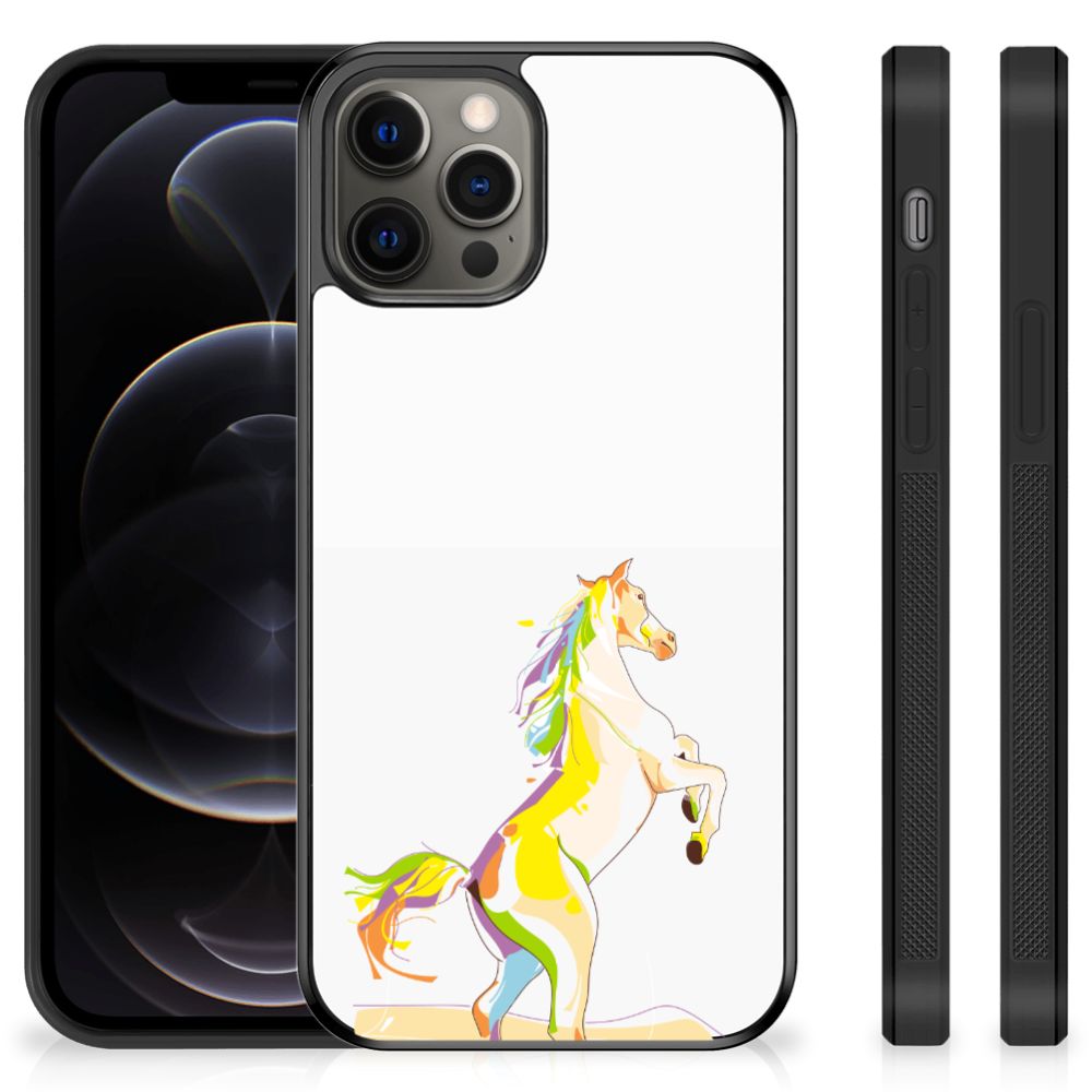 iPhone 12 Pro Max Bumper Hoesje Horse Color B2C Telecom