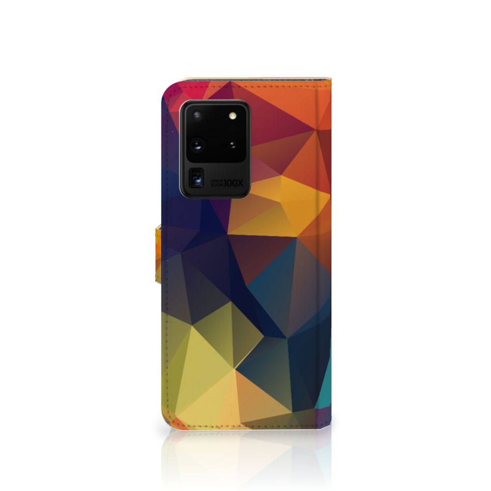 Samsung Galaxy S20 Ultra Book Case Polygon Color