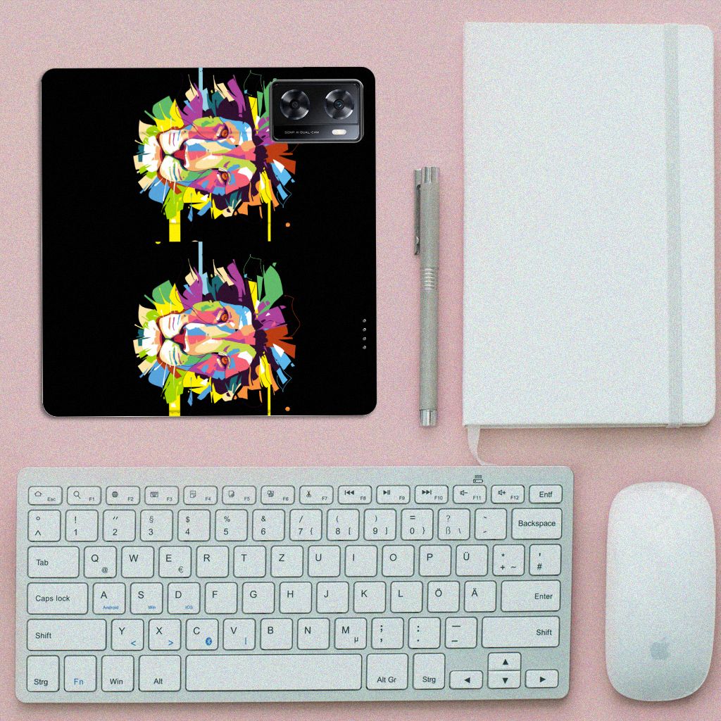 OPPO A57 | A57s | A77 4G Magnet Case Lion Color - B2C Telecom