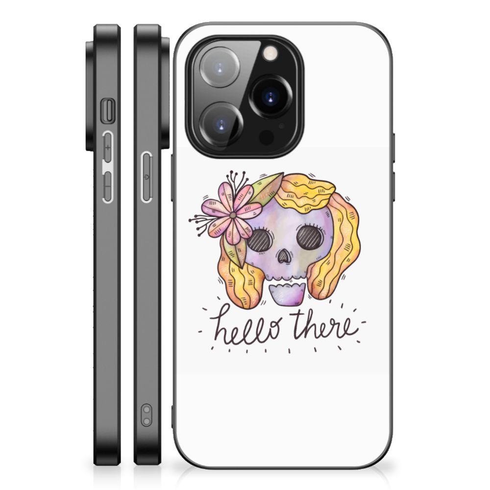 Telefoonhoesje iPhone 14 Pro Boho Skull B2C Telecom