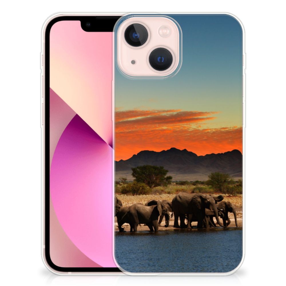 iPhone 13 mini TPU Hoesje Olifanten