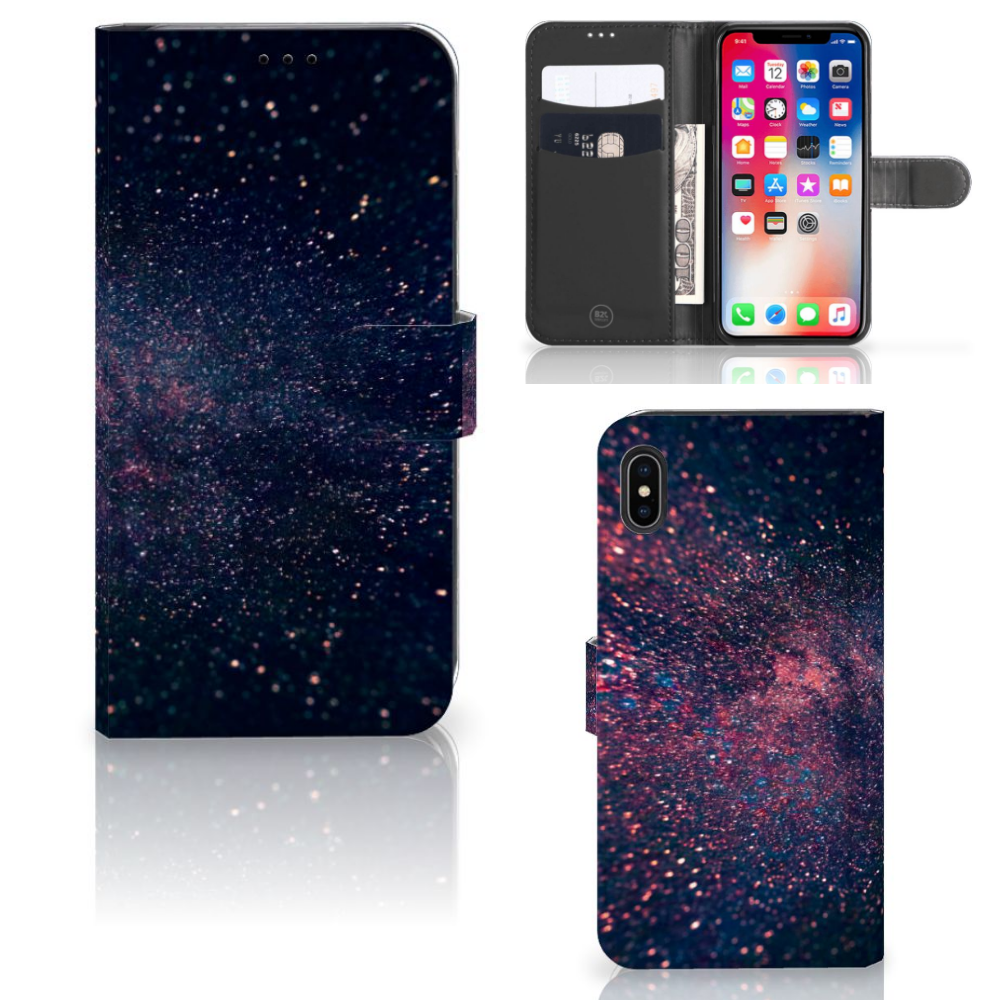 Apple iPhone Xs Max Book Case Stars