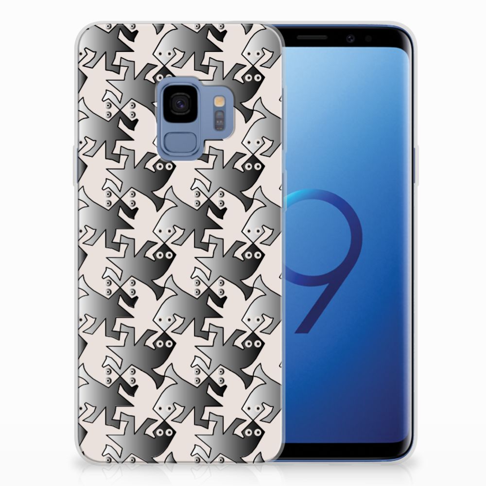 Samsung Galaxy S9 TPU Hoesje Salamander Grey
