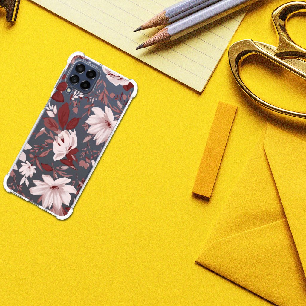 Back Cover Samsung Galaxy M53 Watercolor Flowers B2C Telecom