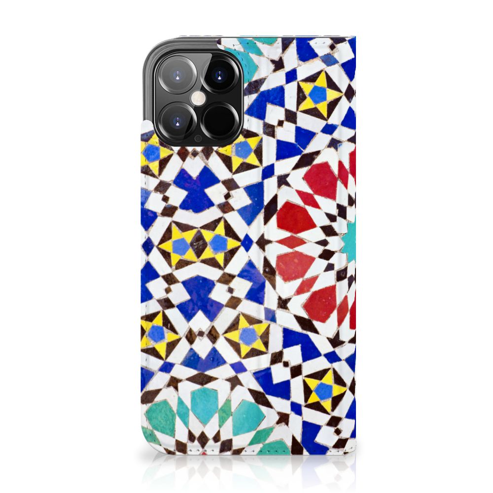 iPhone 12 Pro Max Standcase Mozaïek - B2C Telecom