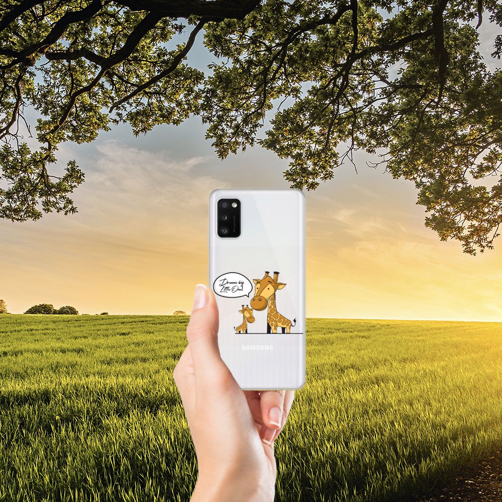 Samsung Galaxy A41 Telefoonhoesje met Naam Giraffe B2C Telecom