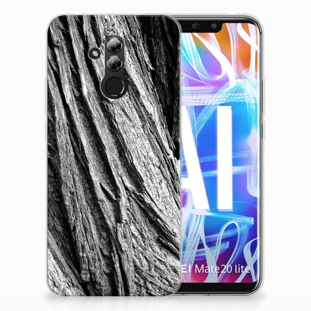 Bumper Hoesje Huawei Mate 20 Lite Boomschors Grijs