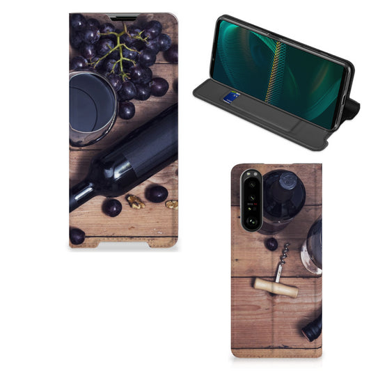 Sony Xperia 5 III Flip Style Cover Wijn