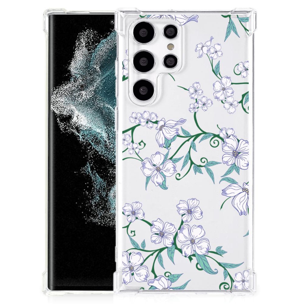 Samsung Galaxy S22 Ultra Uniek Case Blossom White B2C Telecom