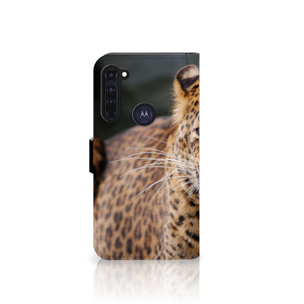 Motorola Moto G Pro Telefoonhoesje met Pasjes Luipaard