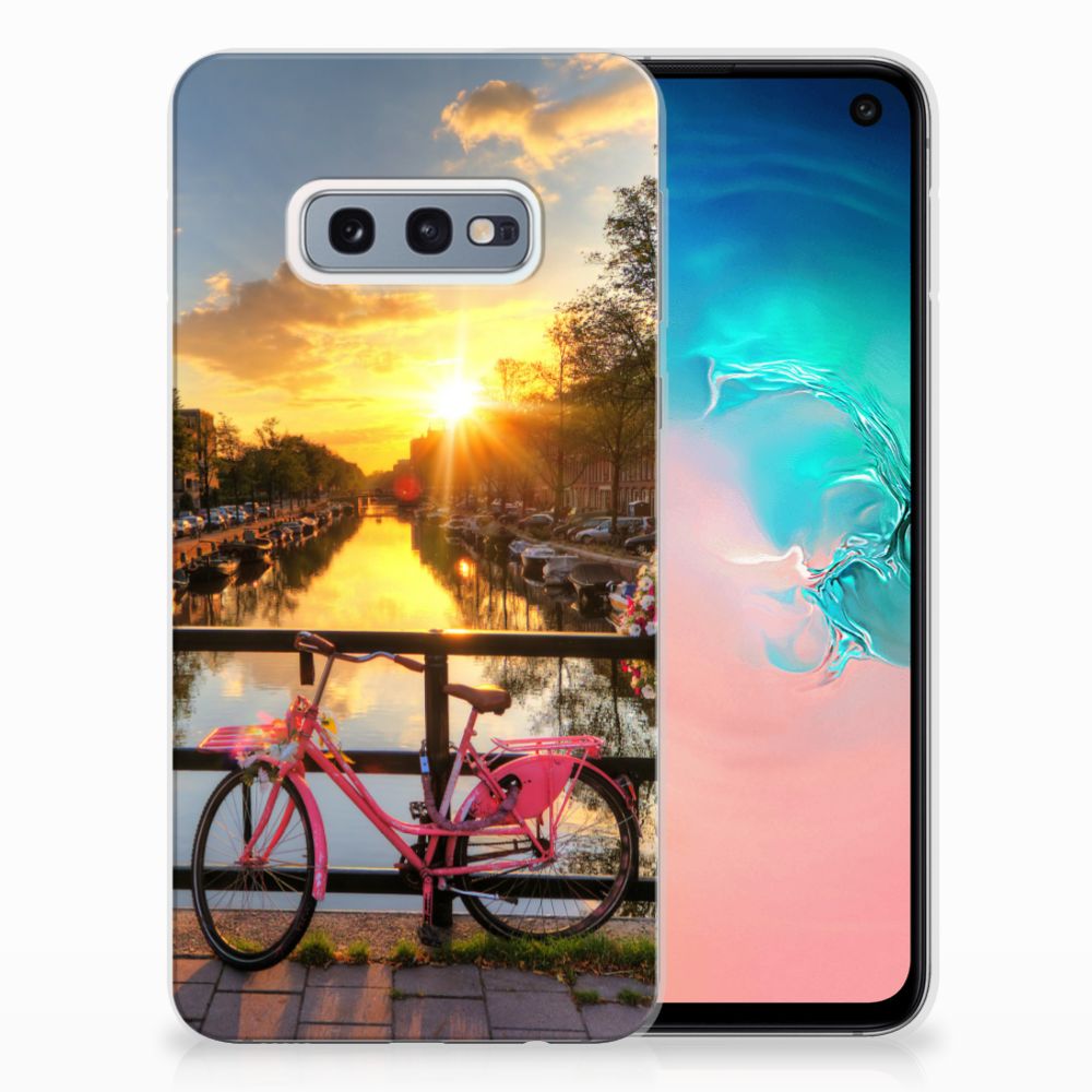 Samsung Galaxy S10e Siliconen Back Cover Amsterdamse Grachten