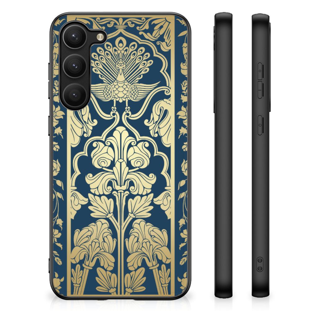 Samsung Galaxy S23 Plus Bloemen Hoesje Beige Flowers B2C Telecom