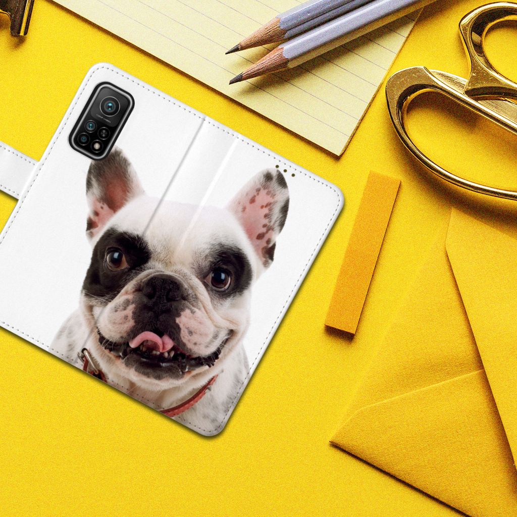 Xiaomi Mi 10T Pro | Mi 10T Telefoonhoesje met Pasjes Franse Bulldog
