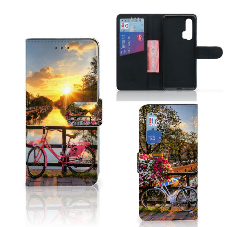 Honor 20 Pro Flip Cover Amsterdamse Grachten