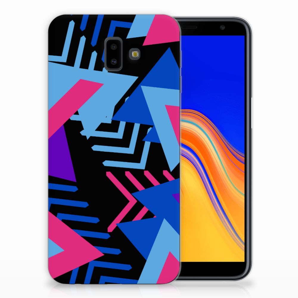 Samsung Galaxy J6 Plus (2018) TPU Hoesje Funky Triangle