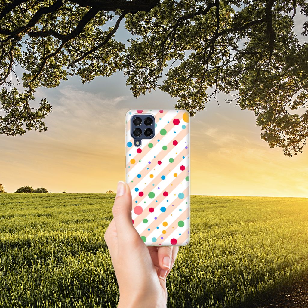 Samsung Galaxy M53 TPU bumper Dots