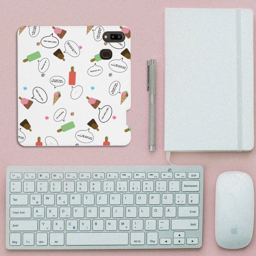 Samsung Galaxy A30 Flip Style Cover IJsjes