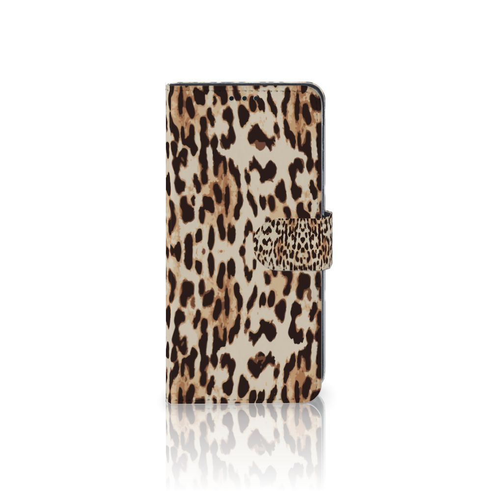 Samsung Galaxy M31 Telefoonhoesje met Pasjes Leopard