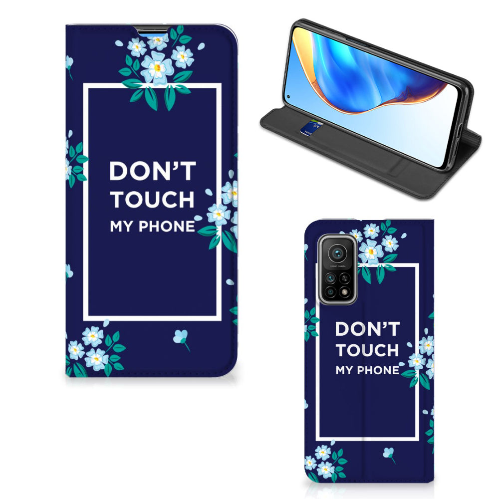 Xiaomi Mi 10T | 10T Pro Design Case Flowers Blue DTMP