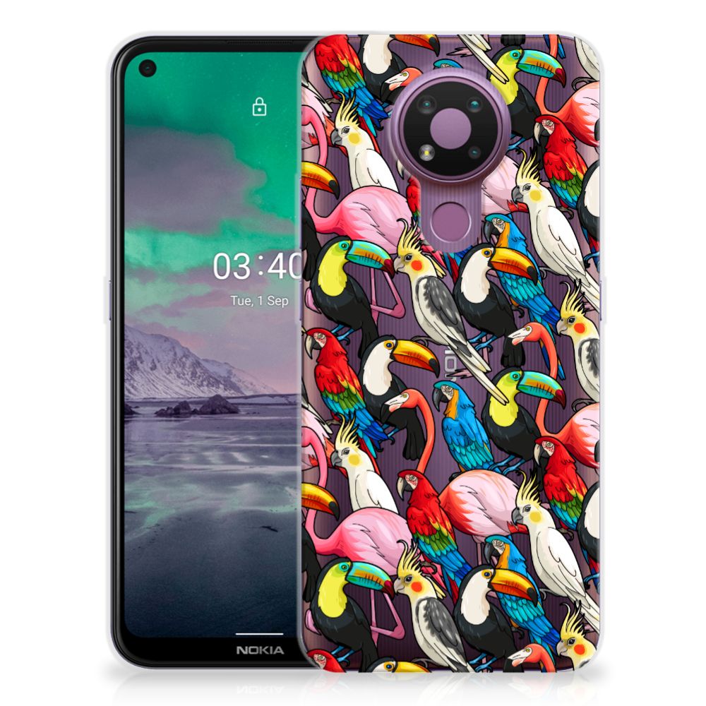 Nokia 3.4 TPU Hoesje Birds