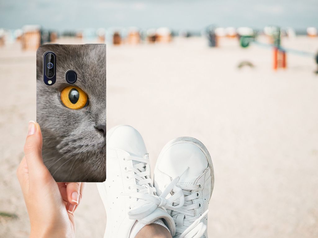 Hoesje maken Samsung Galaxy A60 Britse Korthaar