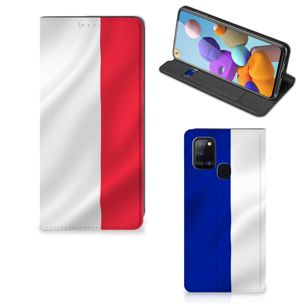 Samsung Galaxy A21s Standcase Frankrijk