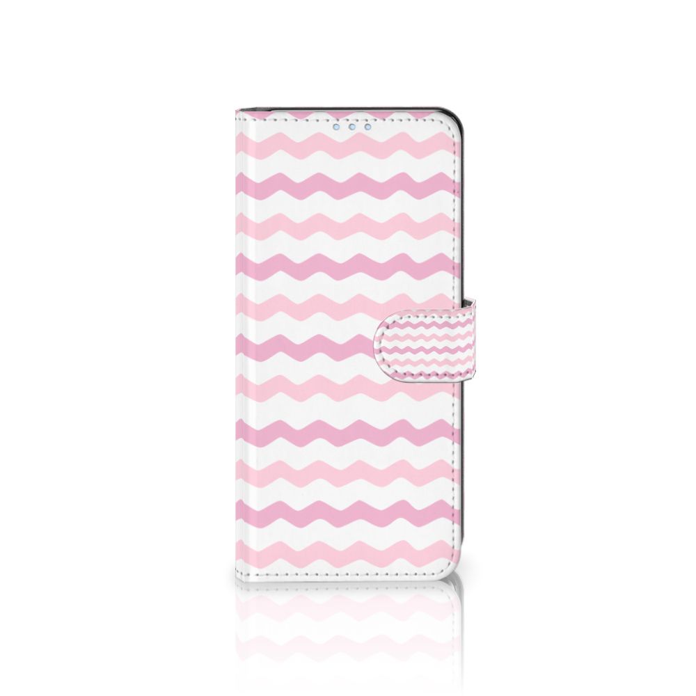 OPPO Reno 4 Pro 5G Telefoon Hoesje Waves Roze