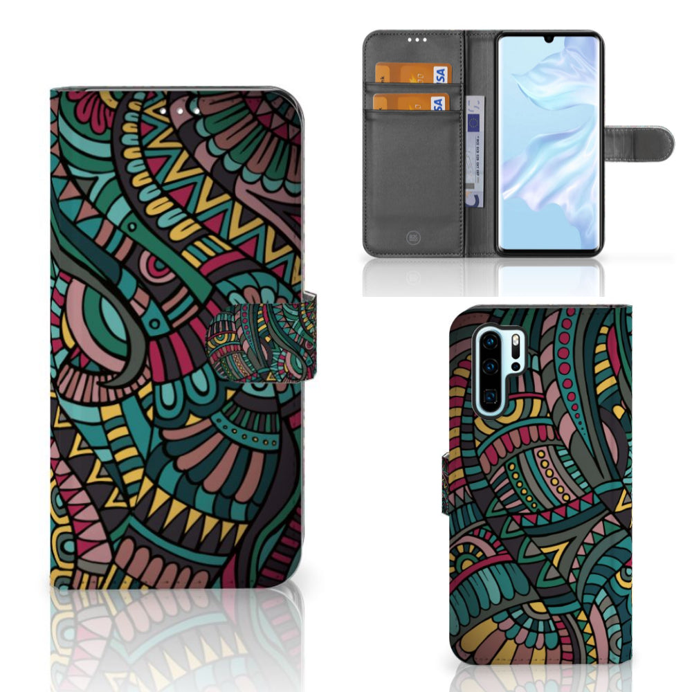 Huawei P30 Pro Telefoon Hoesje Aztec