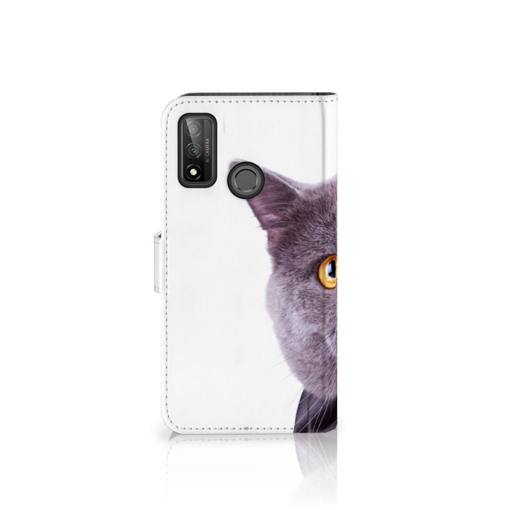 Huawei P Smart 2020 Telefoonhoesje met Pasjes Kat