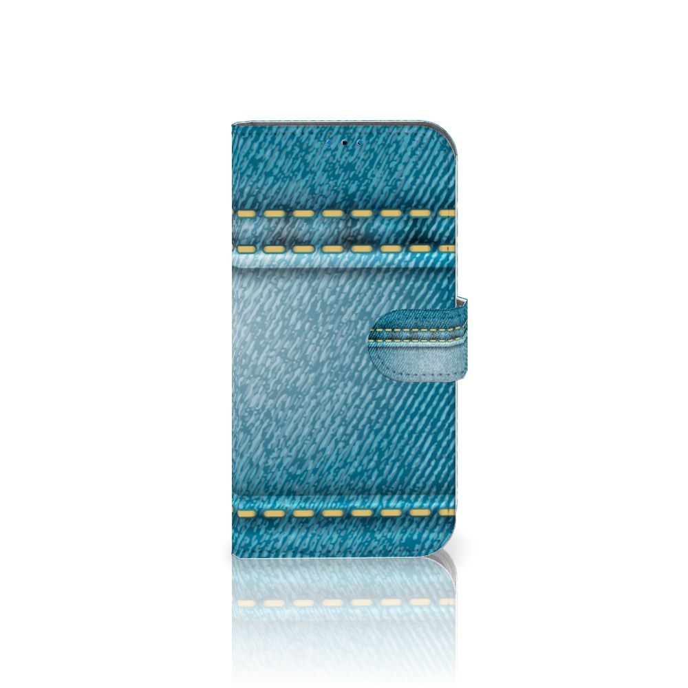 iPhone 14 Pro Wallet Case met Pasjes Jeans