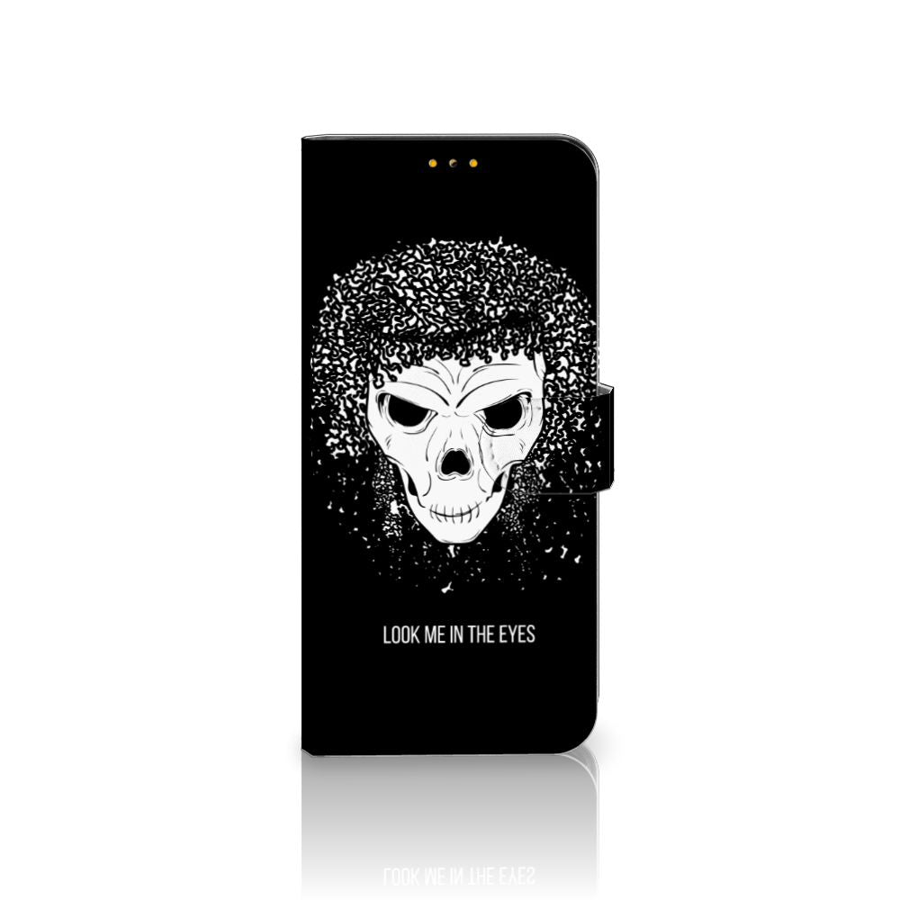 Telefoonhoesje met Naam Samsung Galaxy M52 Skull Hair