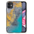 iPhone 11 Marmeren Print Telefoonhoesje Marble Blue Gold B2C Telecom