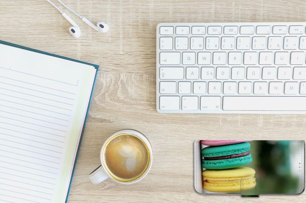 OnePlus Nord N100 Book Cover Macarons