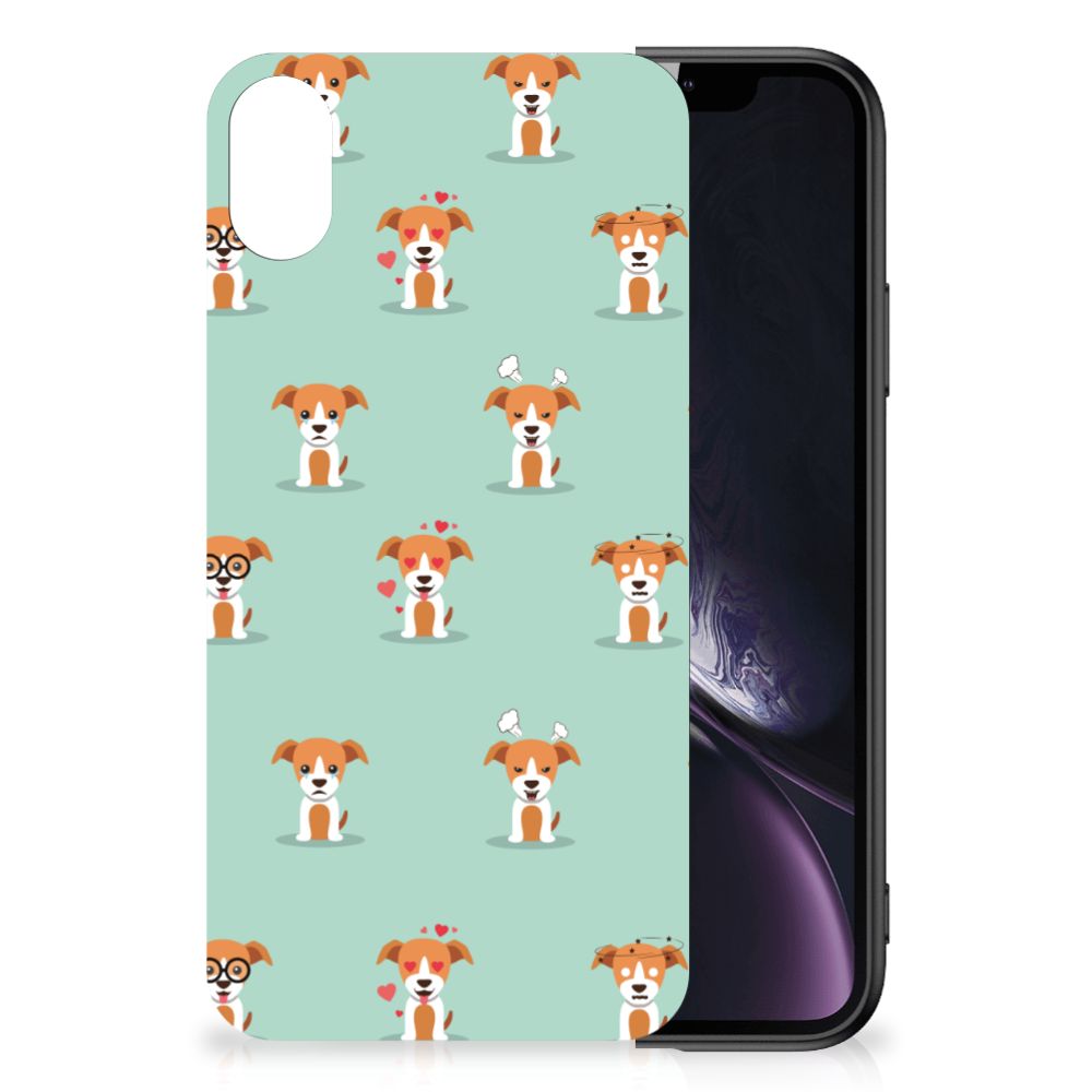 Apple iPhone XR Dierenprint Telefoonhoesje Pups