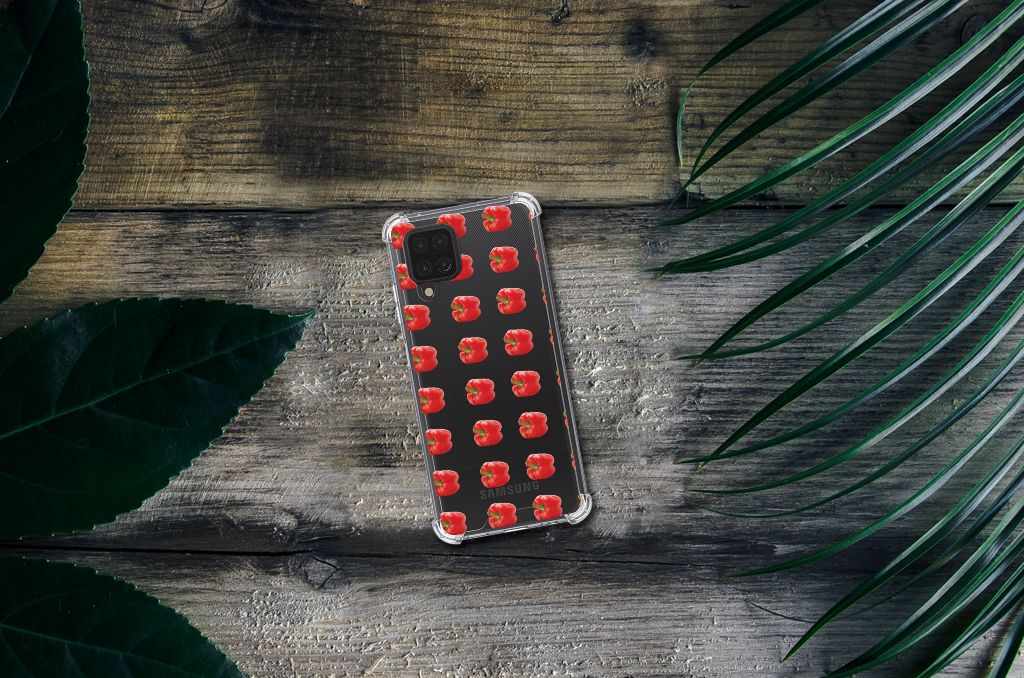 Samsung Galaxy A12 Beschermhoes Paprika Red - B2C Telecom